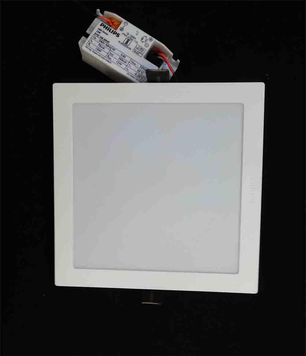 15w Square Philips Led Concealed Panel Light
