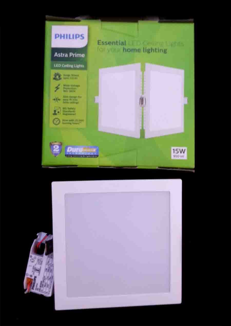 pulver Lao lyd 15W Square PHILIPS LED Concealed Panel Light
