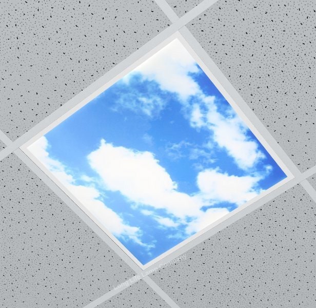 3d Led Ceiling Light 3 D View, Cloud Ceiling Light Panel