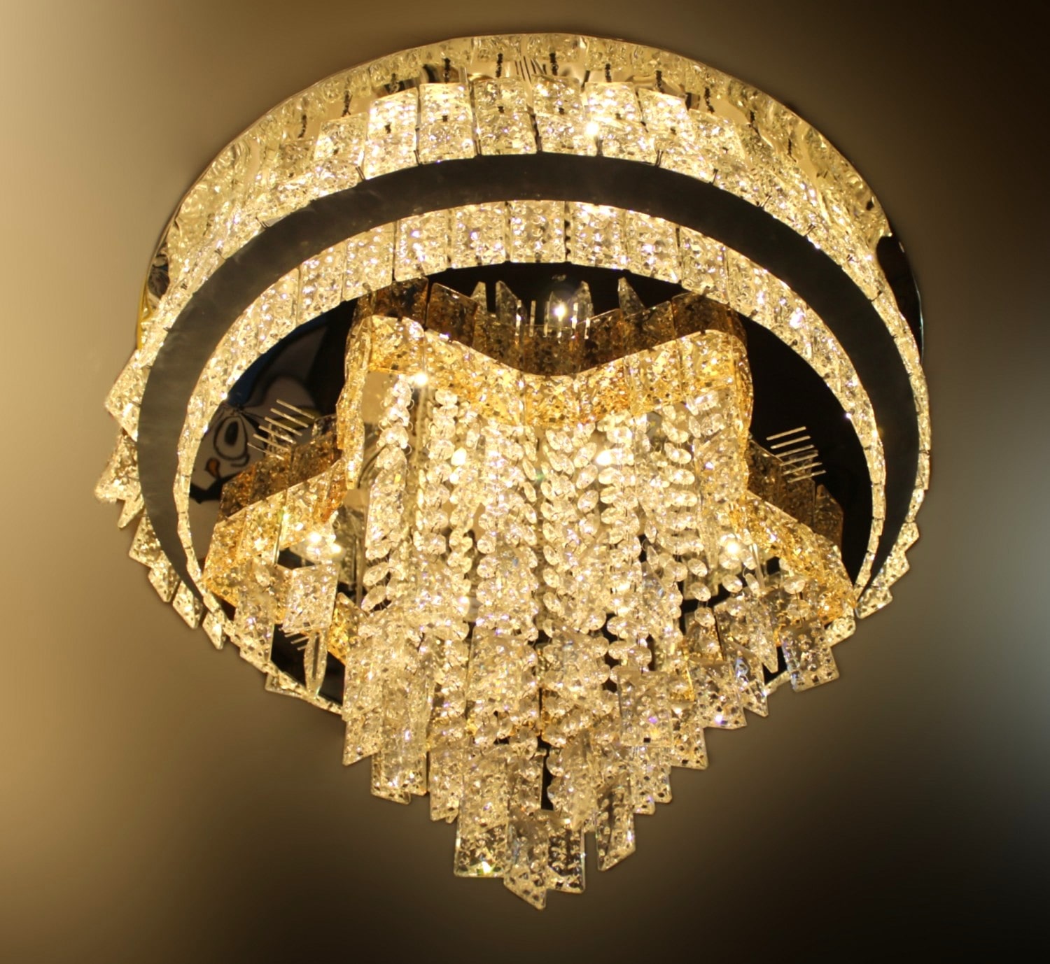 New Modern Design Crystal Decorative Ceiling Light Chandelier With
